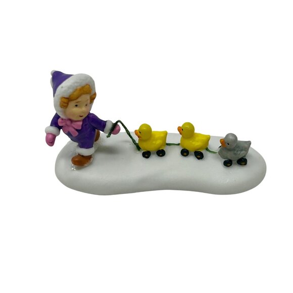 Department 56 North Pole Series "Duck Duck Gray Duck" - Retired in 2009 - Picture 1 of 9